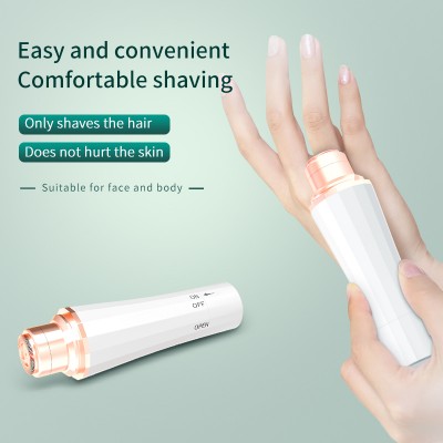 2020 Amazon Hot Selling Woman Lady High Quality Electric Facial Eyebrow Shape Battery Hair Remover